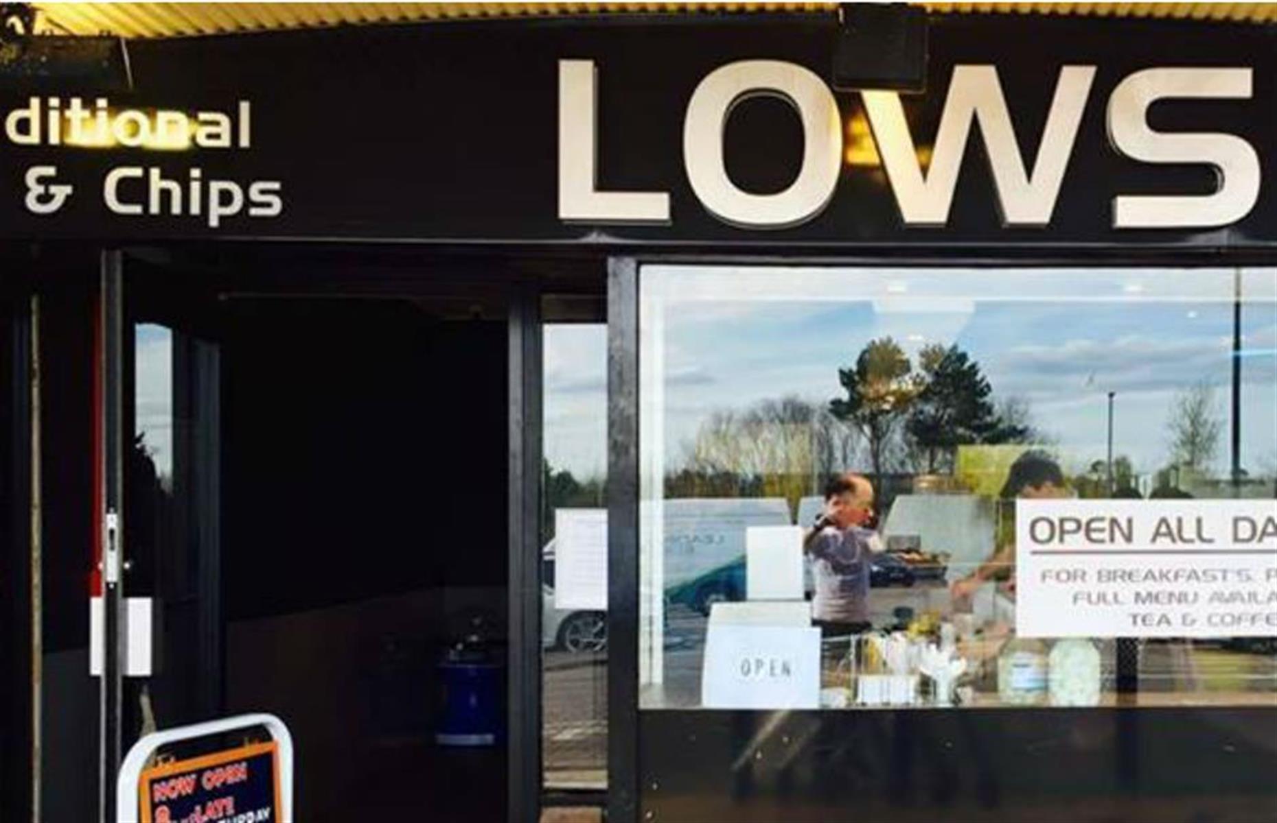 Third place: Low’s Traditional Fish & Chips, Westhill, Aberdeenshire