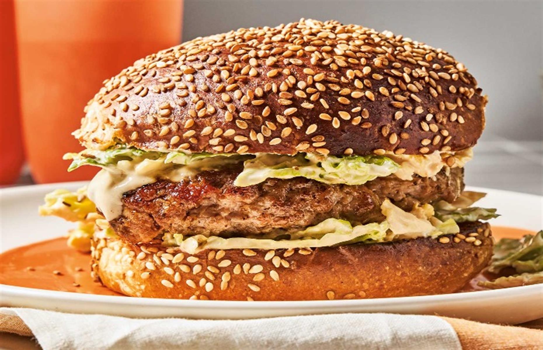 Try pork burgers