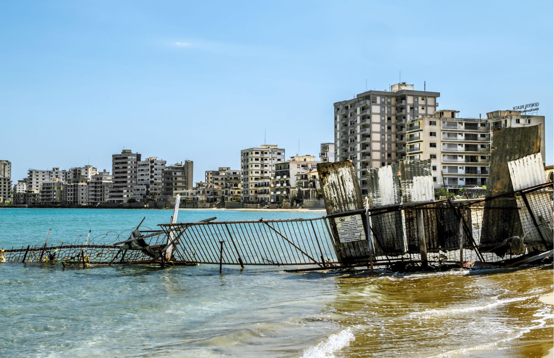 The empty holiday resort of Varosha, Famagusta, Cyprus