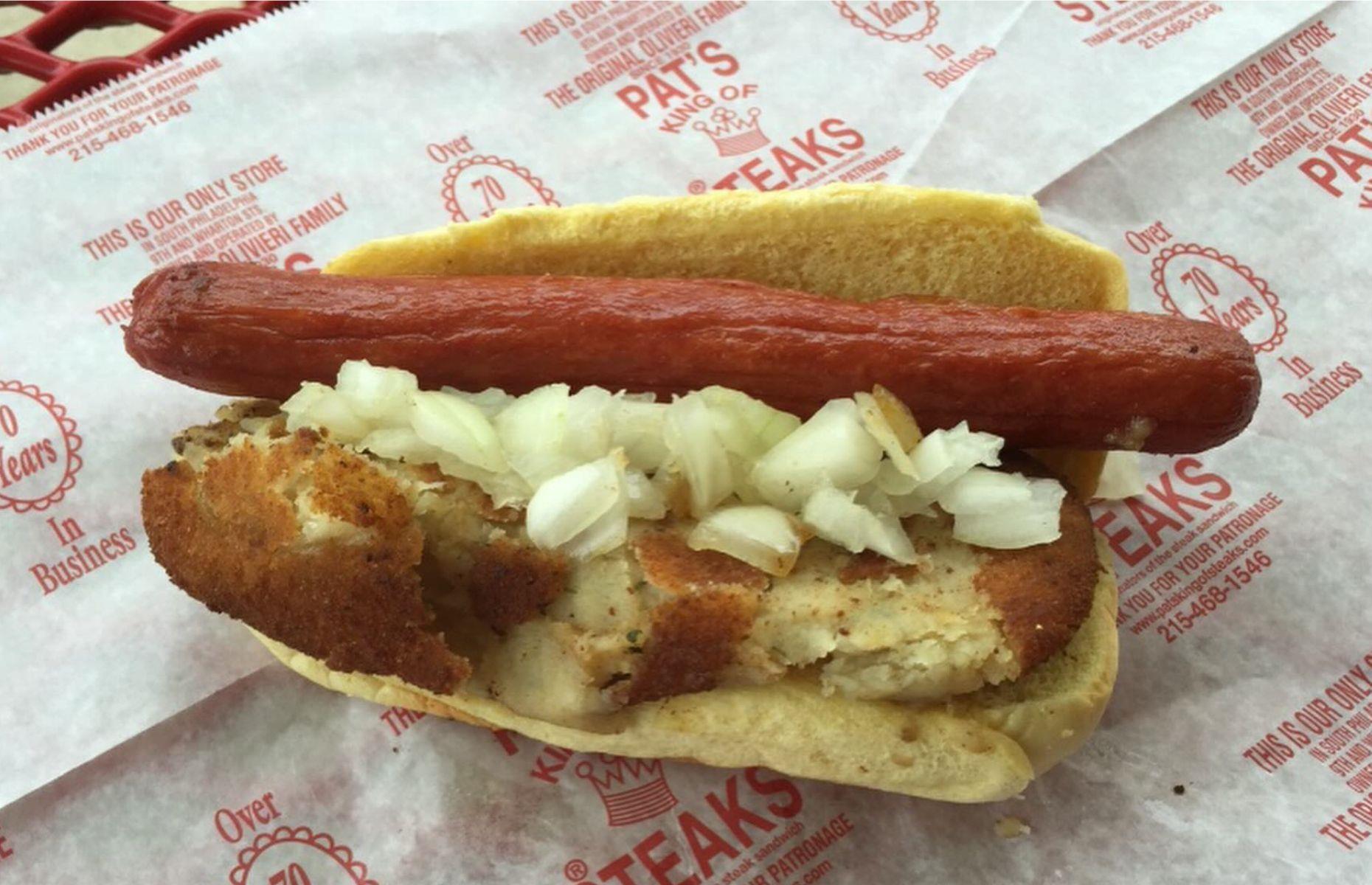 5. Fish cake hot dog