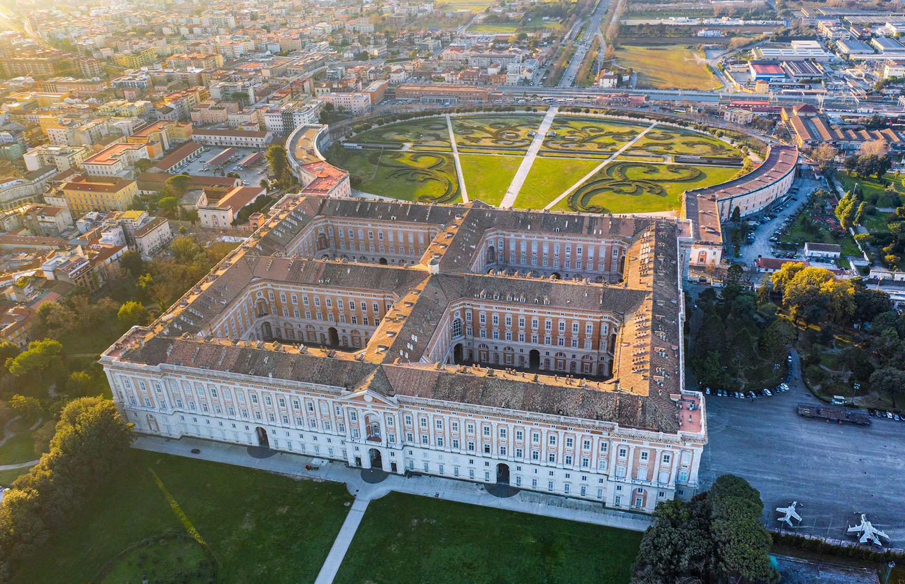 Royal Palace of Caserta: 1.49 million sqft (138k sqm), Italy
