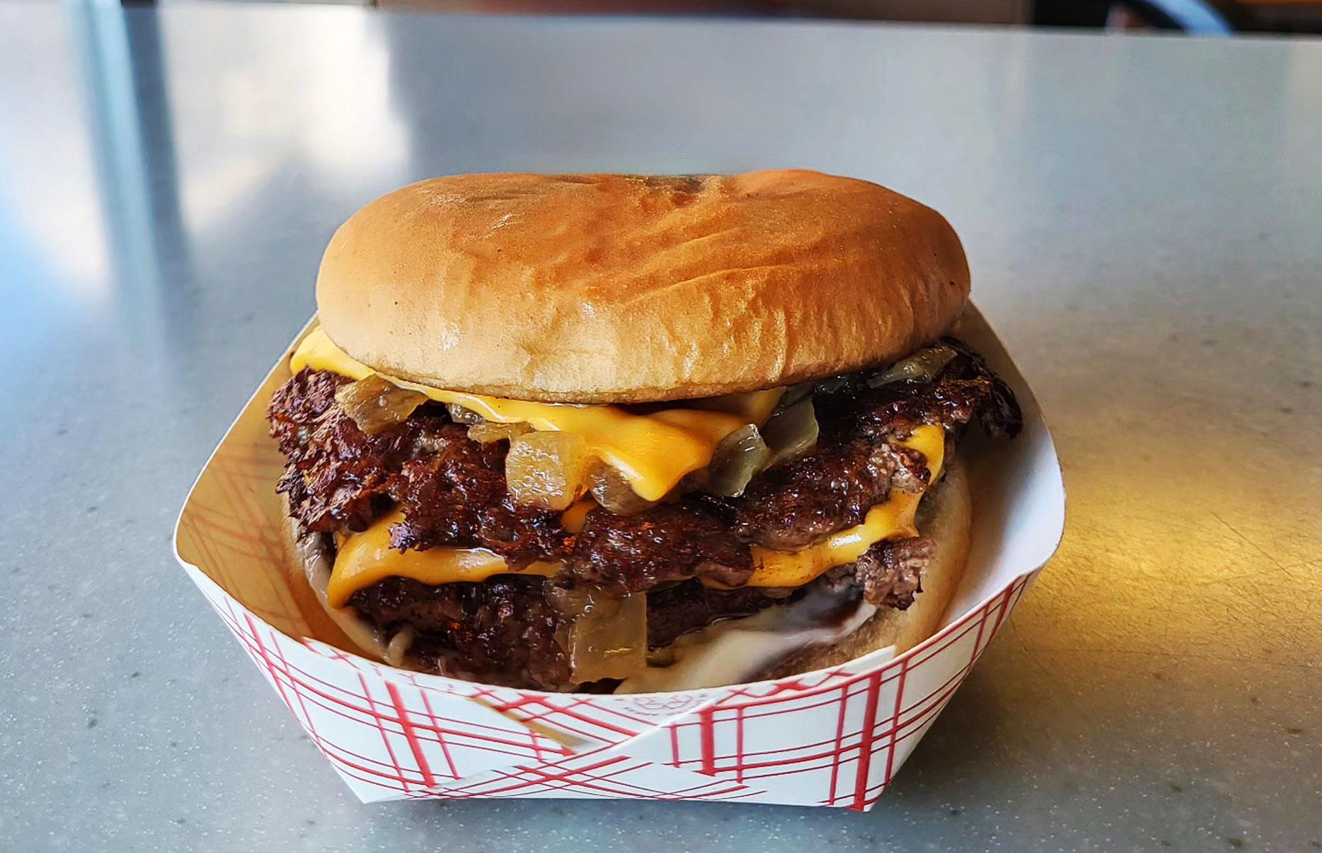 42. California: Dirty Flat Top Burger, The Friendly, San Diego