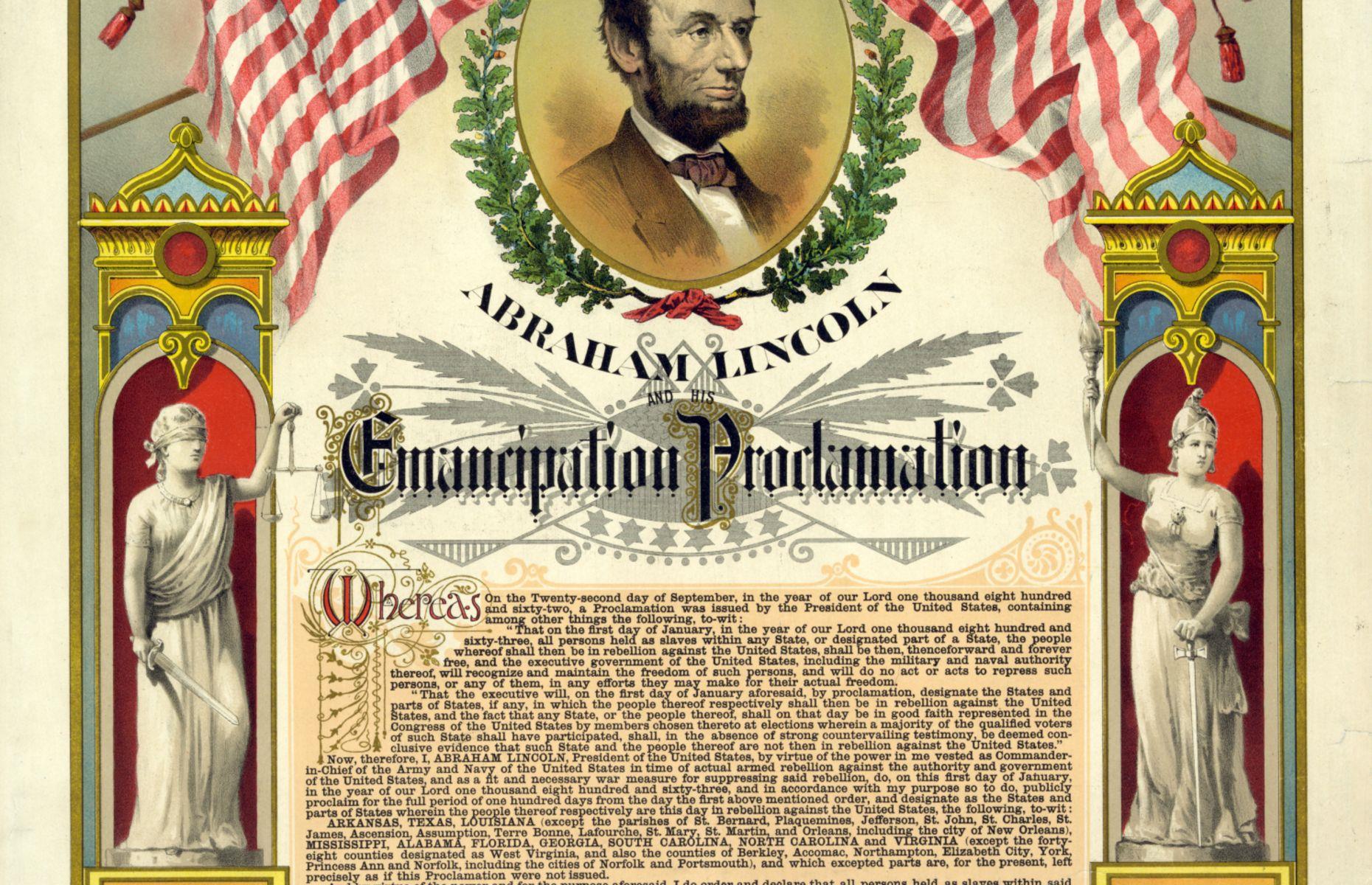 Abraham Lincoln freed all enslaved people with the Emancipation Proclamation