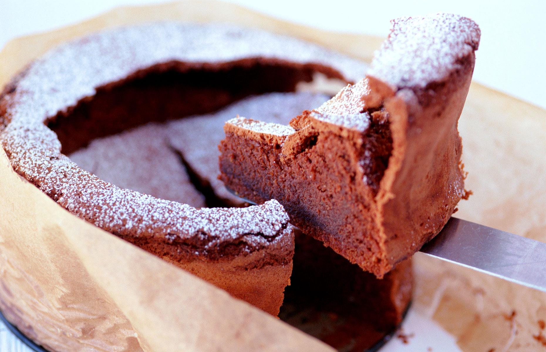 2. Sunken cake