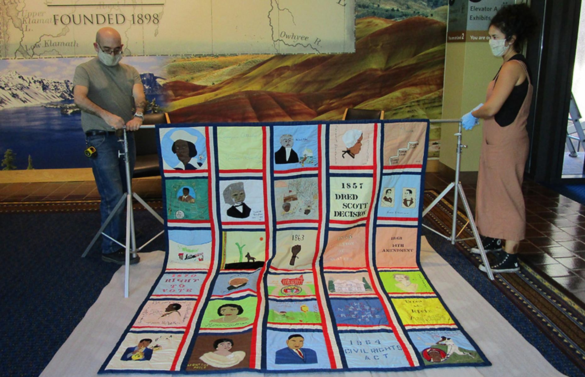 African-American commemorative quilt