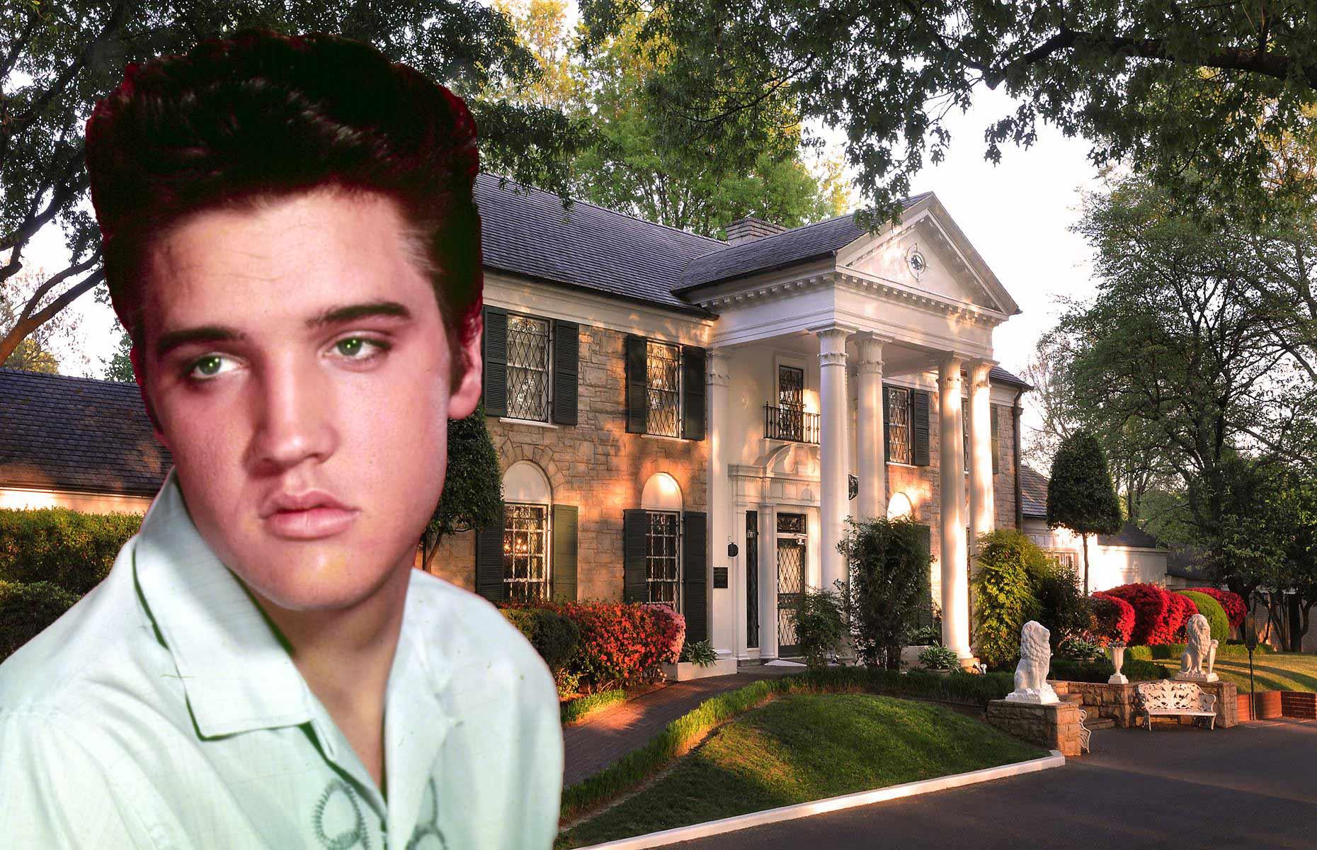 The spectacular homes of Elvis Presley