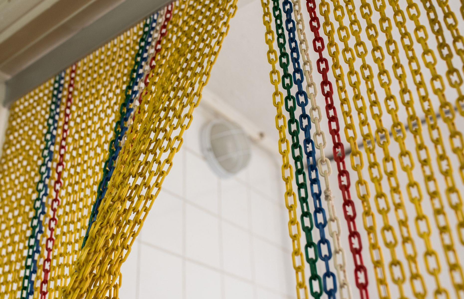 23. Beaded curtains