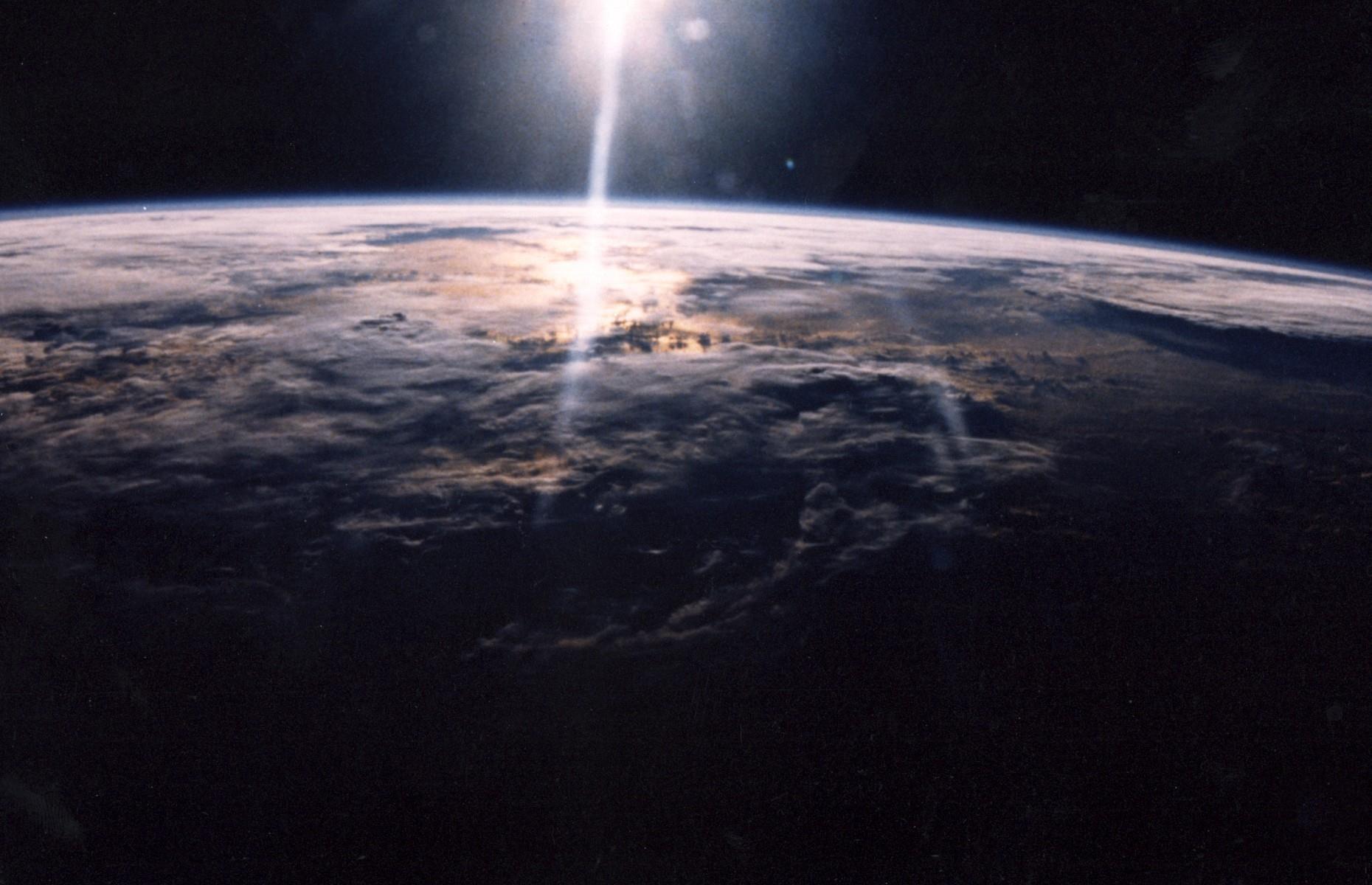 Sunlight over Earth
