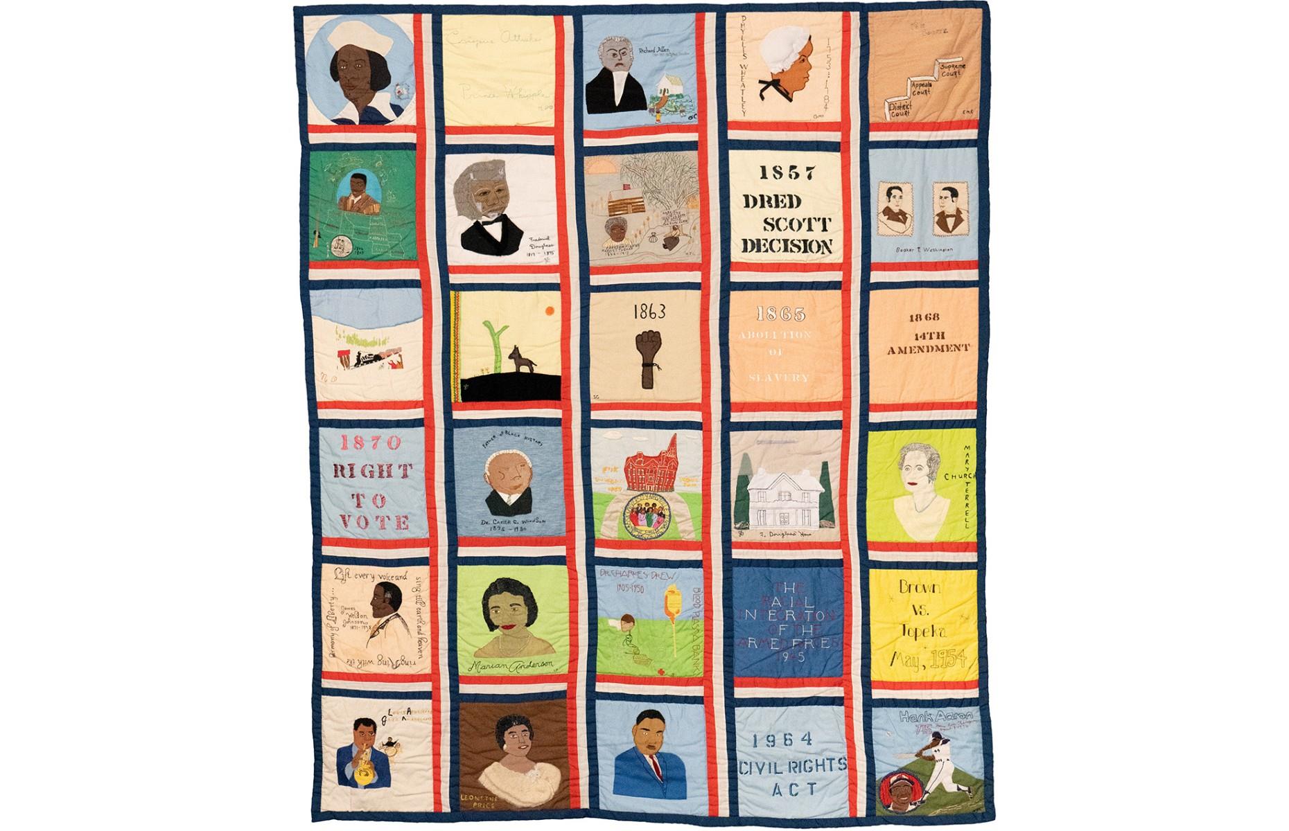 African-American commemorative quilt