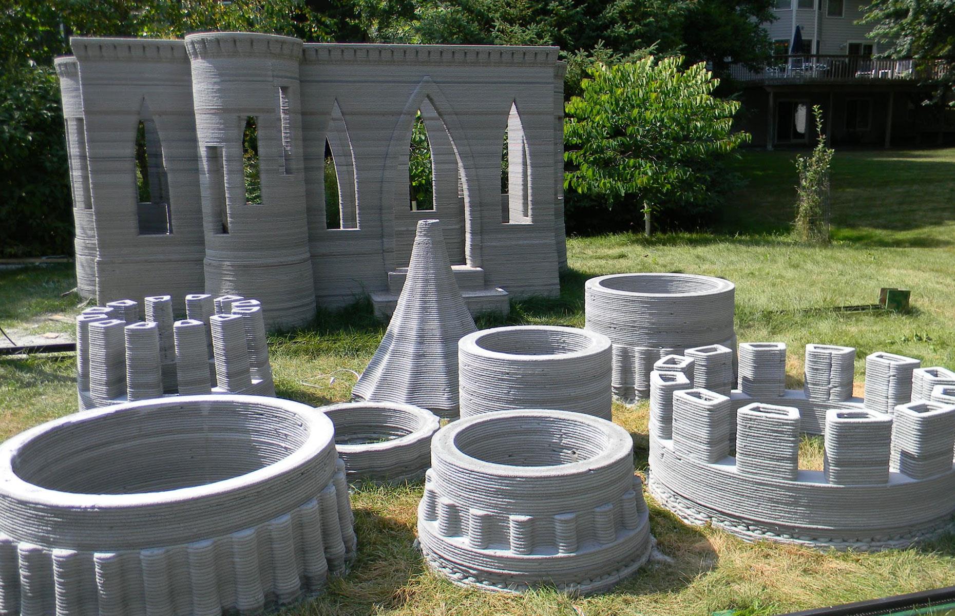 3D-printed castle 
