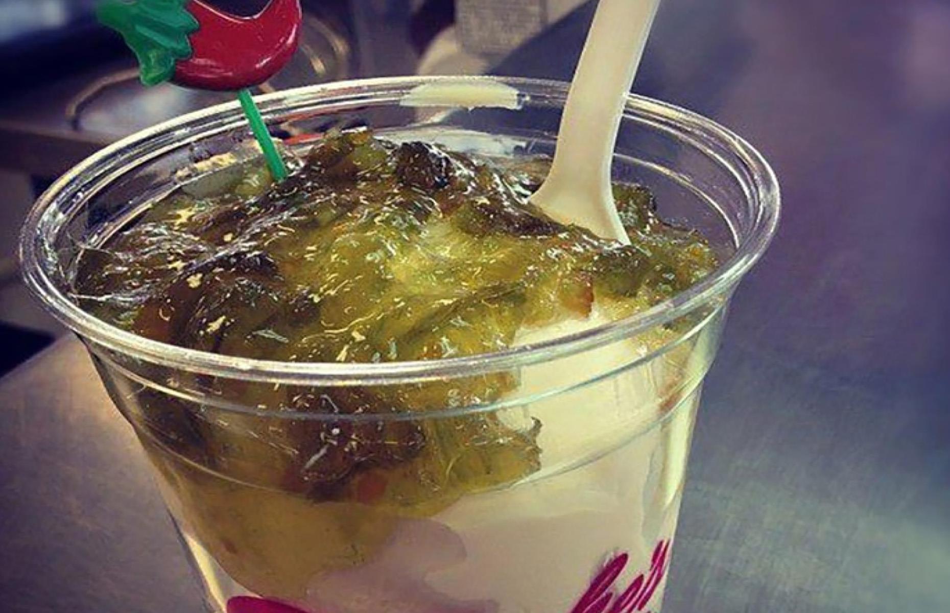 New Mexico: green chile sundae