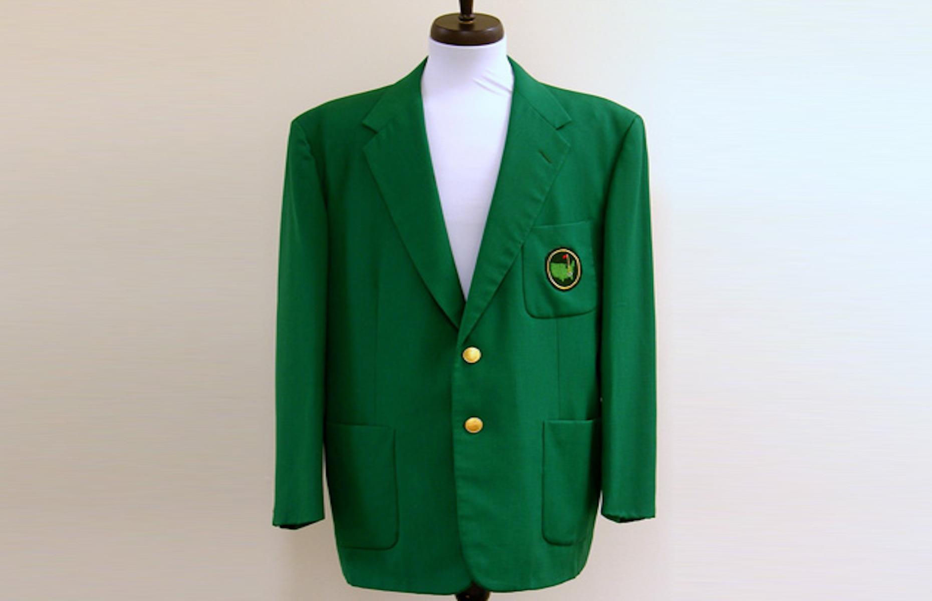 The green golf blazer sold for $139,349 (£107.4k)