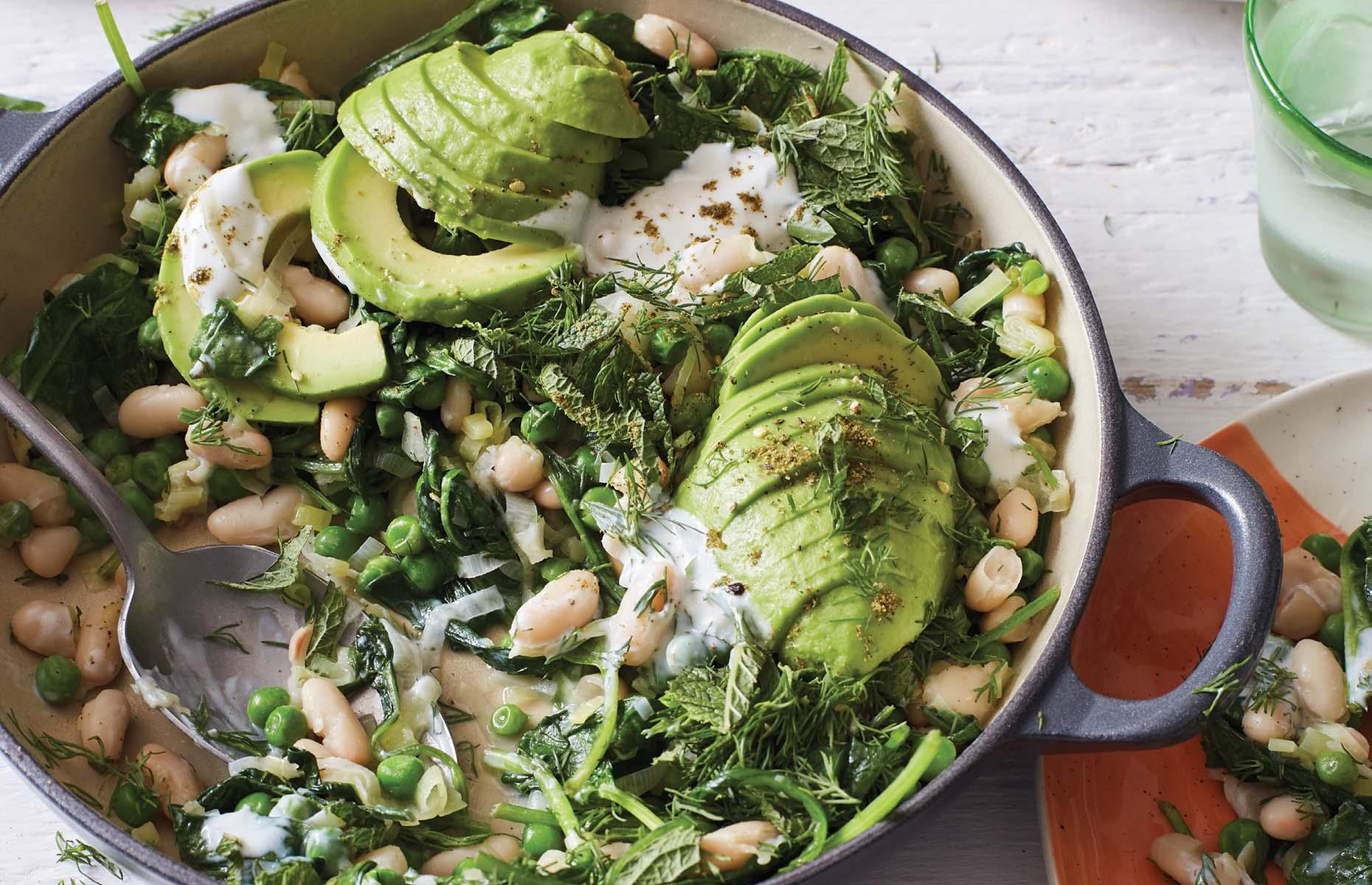 Green shakshuka