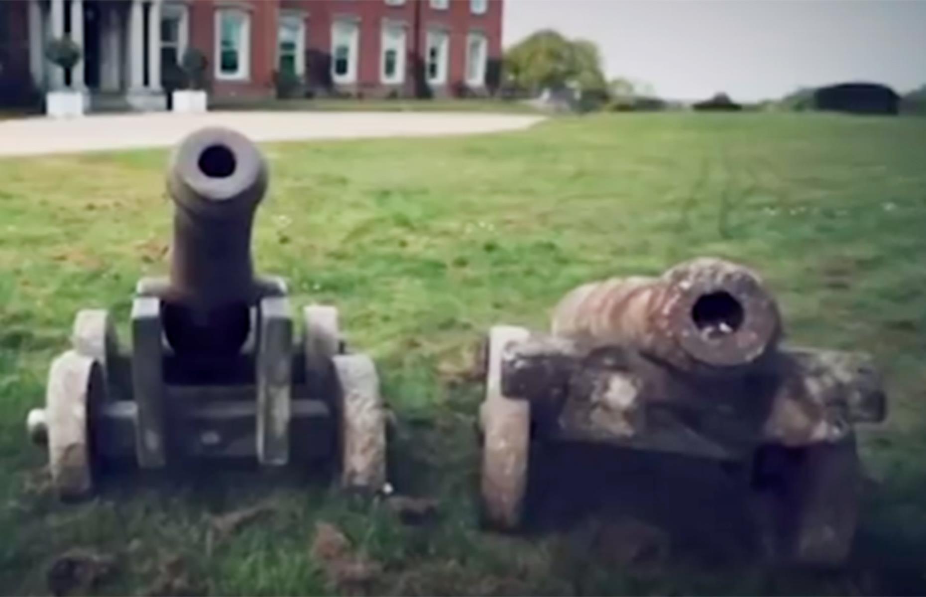 18th-century cannons – est. value $3,800 (£3,134k)