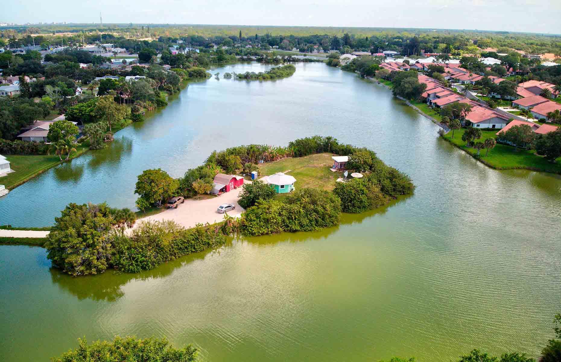 Living large in a tiny private paradise