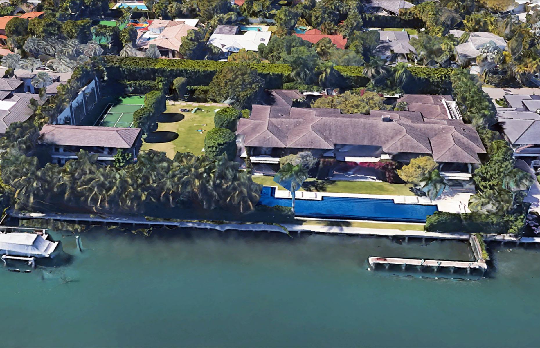 Mansión de Anna Kournikova en Miami, Florida, EE.UU.