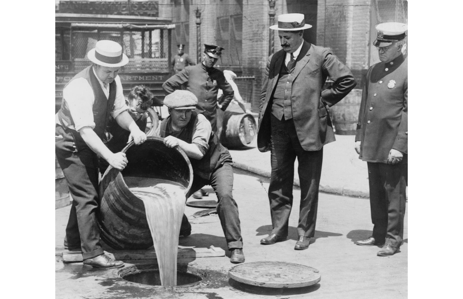 1921: Attempting to enforce Prohibition