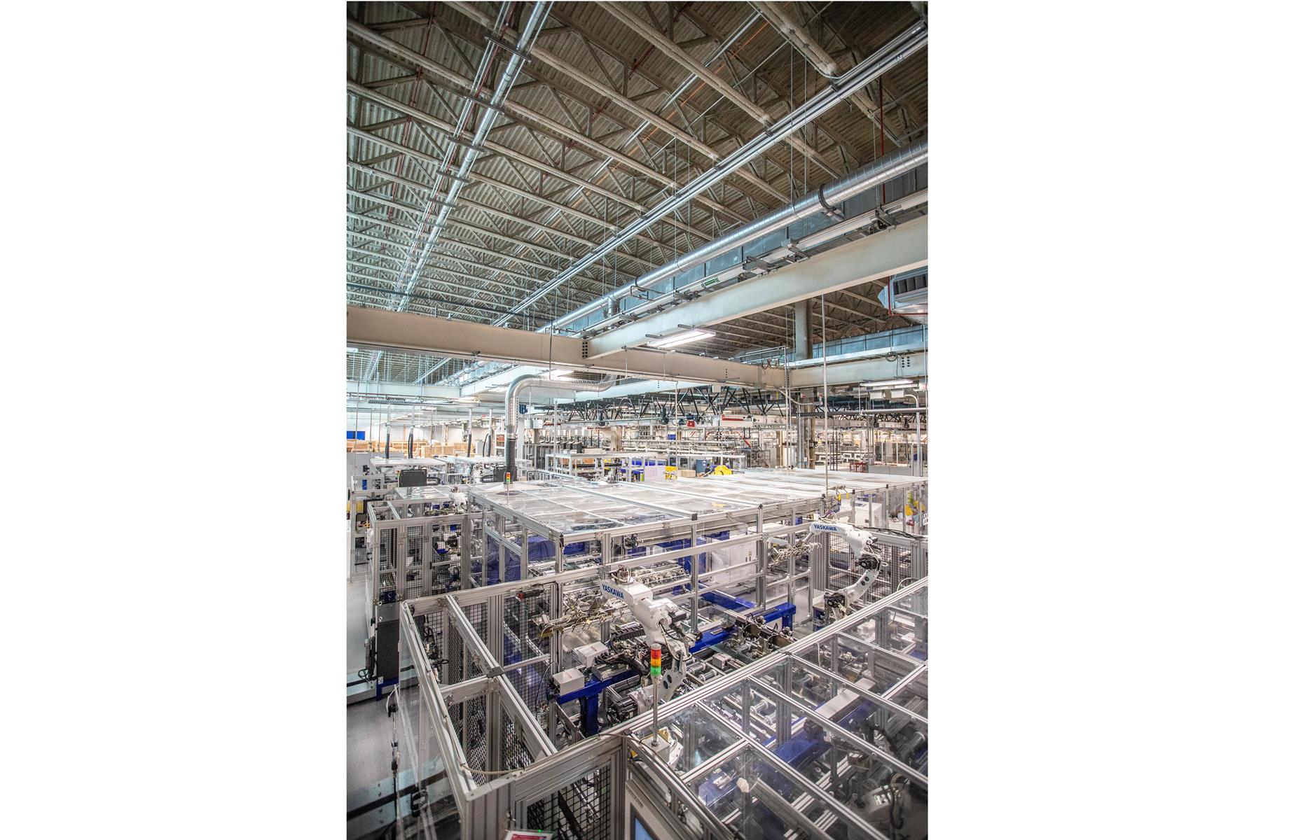 Tesla Gigafactory 2, USA: 1.2 million square feet (111,500 square metres)
