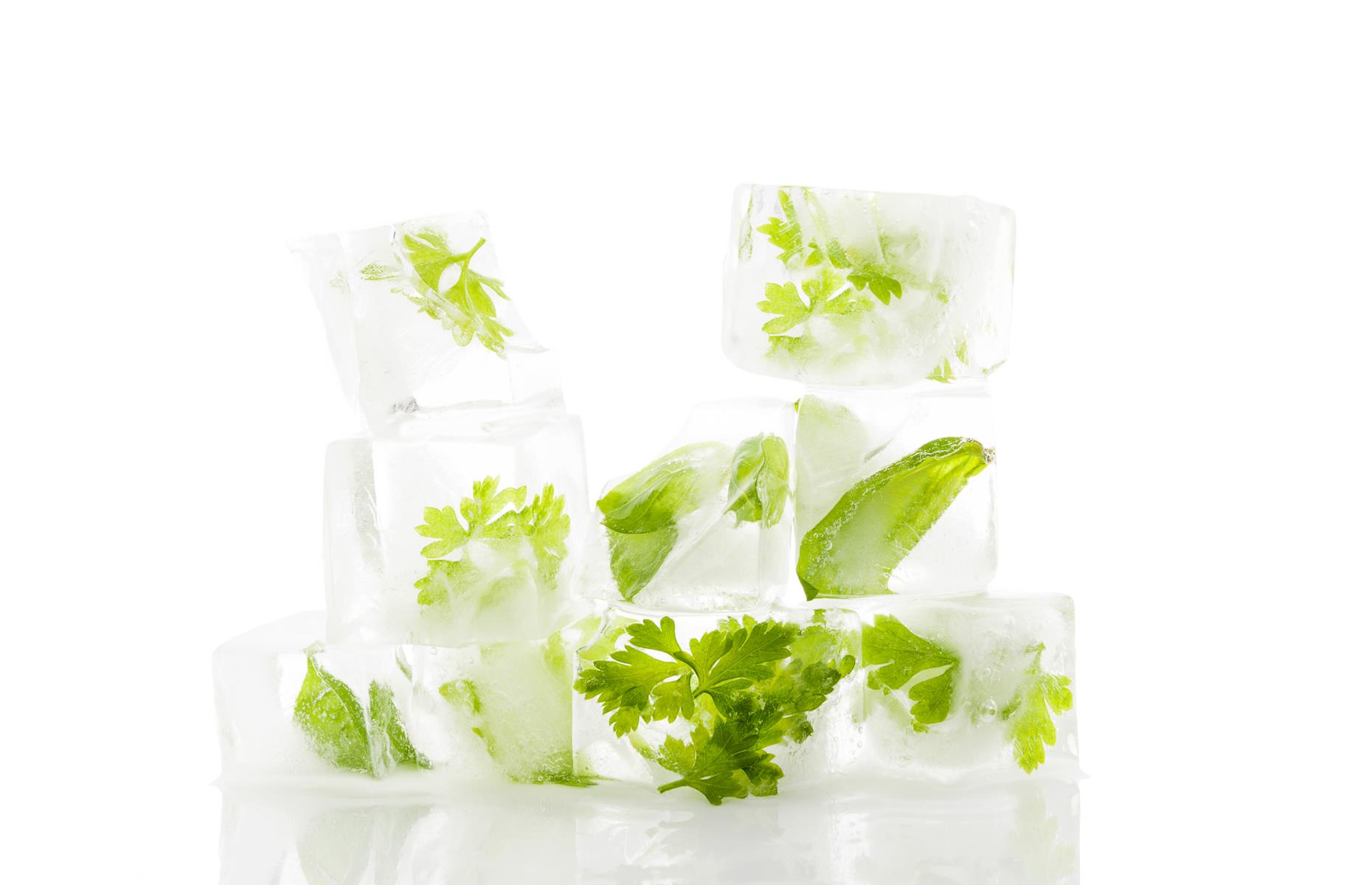 Freeze herbs...
