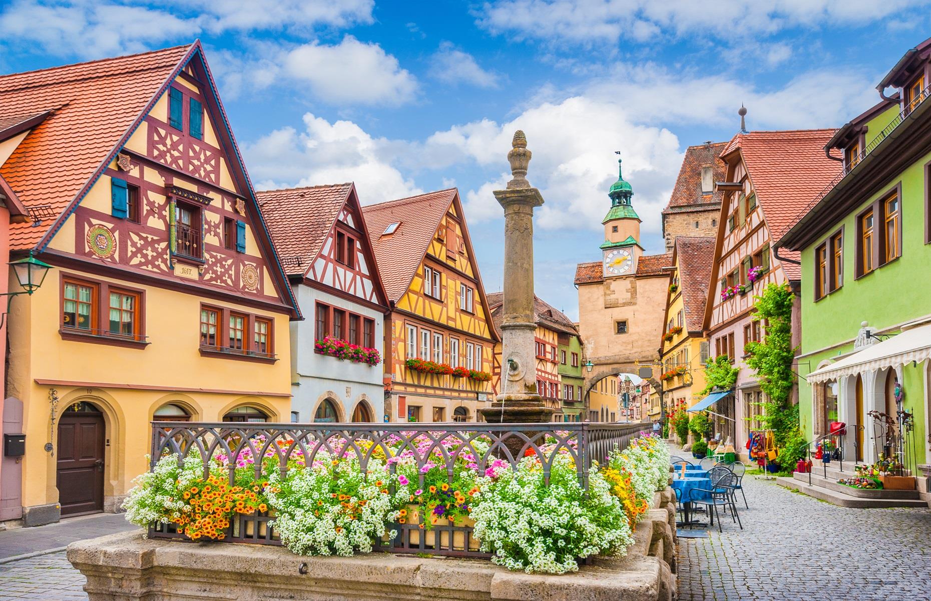 Rothenburg ob der Tauber, Ansbach of Mittelfranken, Germany