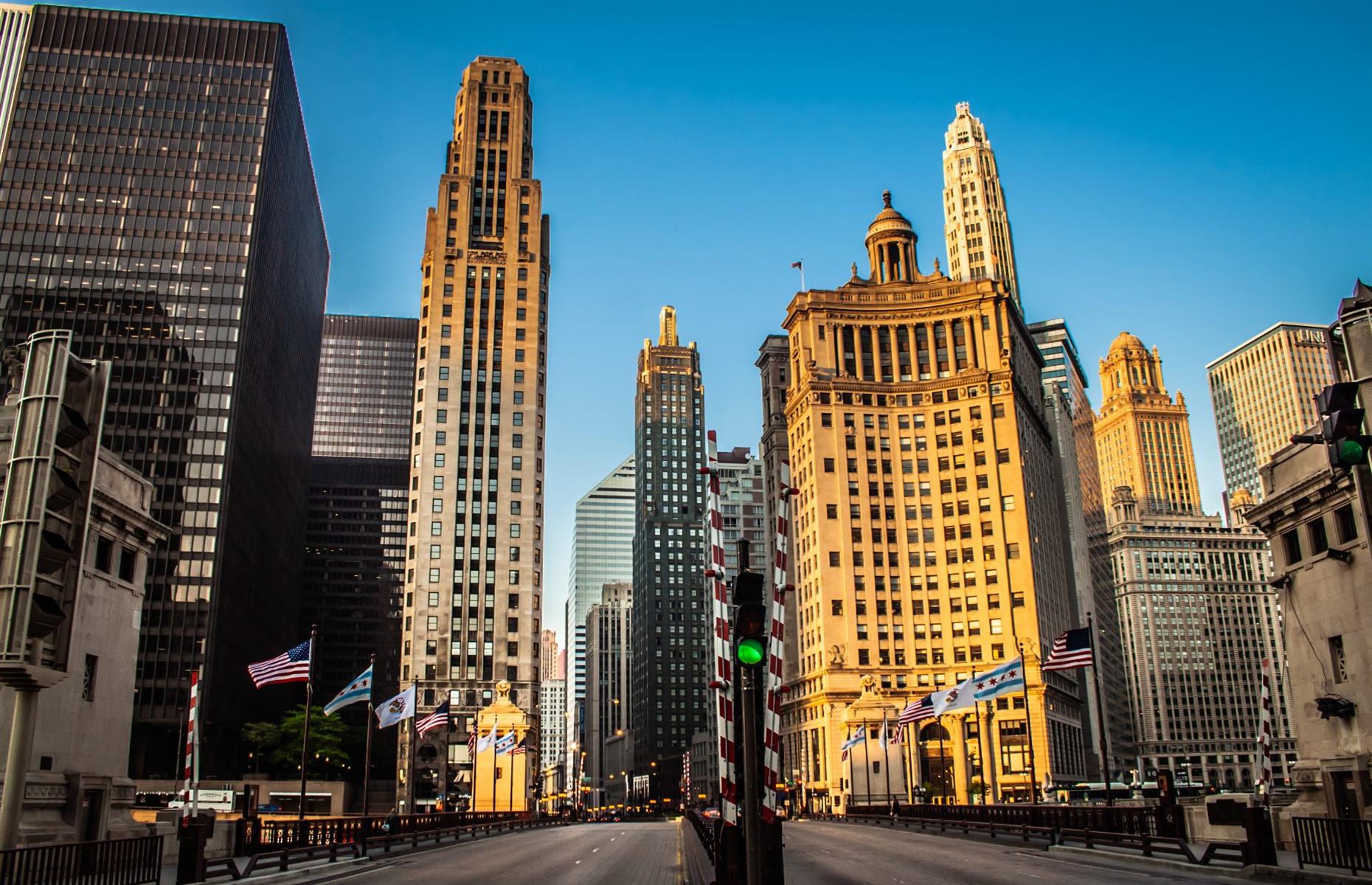 Now: North Michigan Avenue, Illinois, Chicago