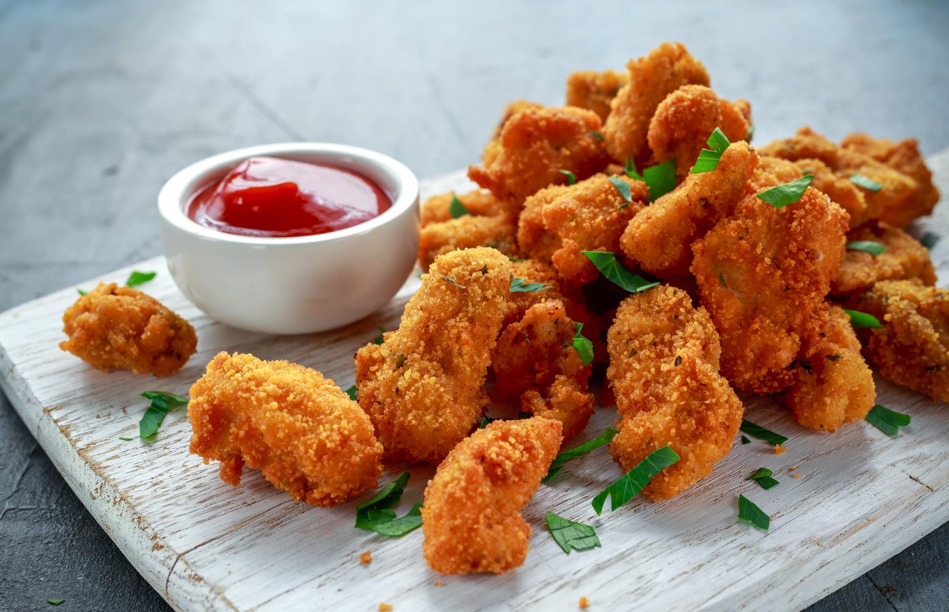 8. Breaded chicken