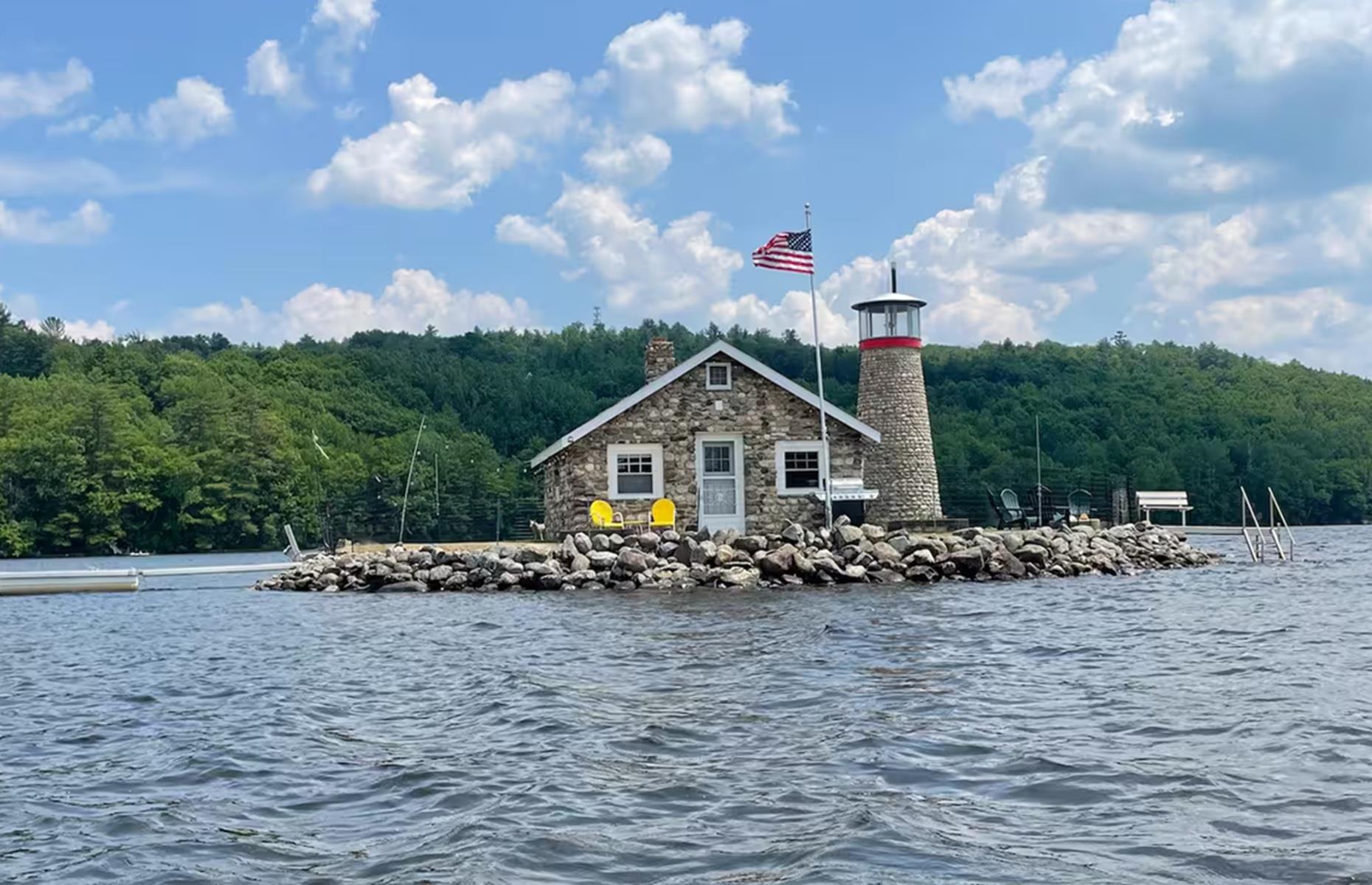 Rock Island home, Maine, USA
