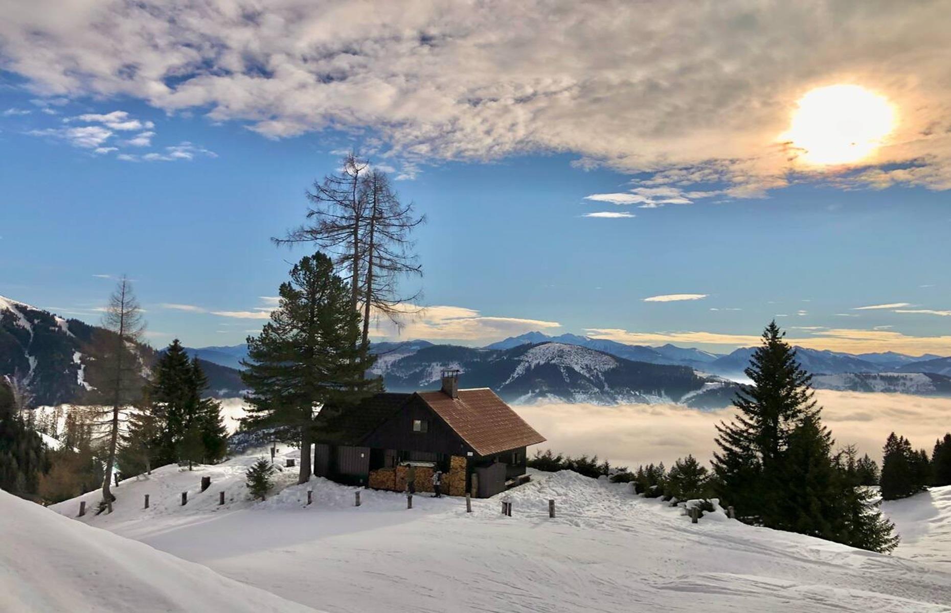 Secluded alpine hut, Upper Austria, Austria