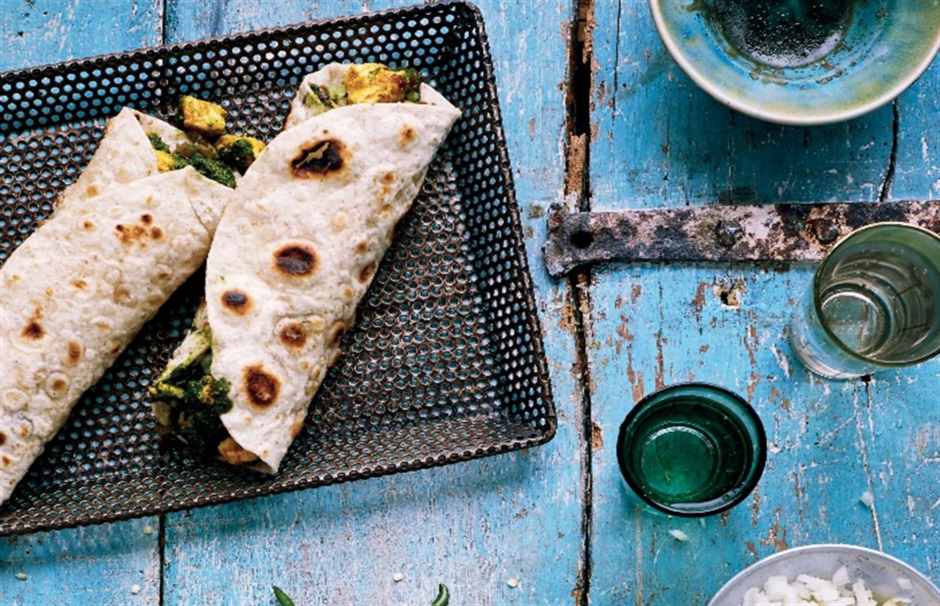 Chicken kathi rolls