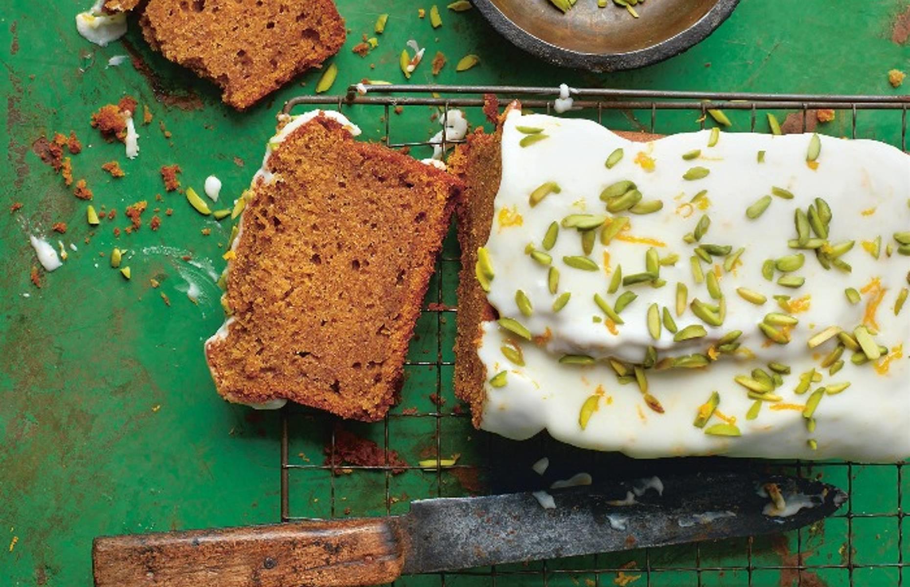 Spiced pumpkin, olive oil and orange cake