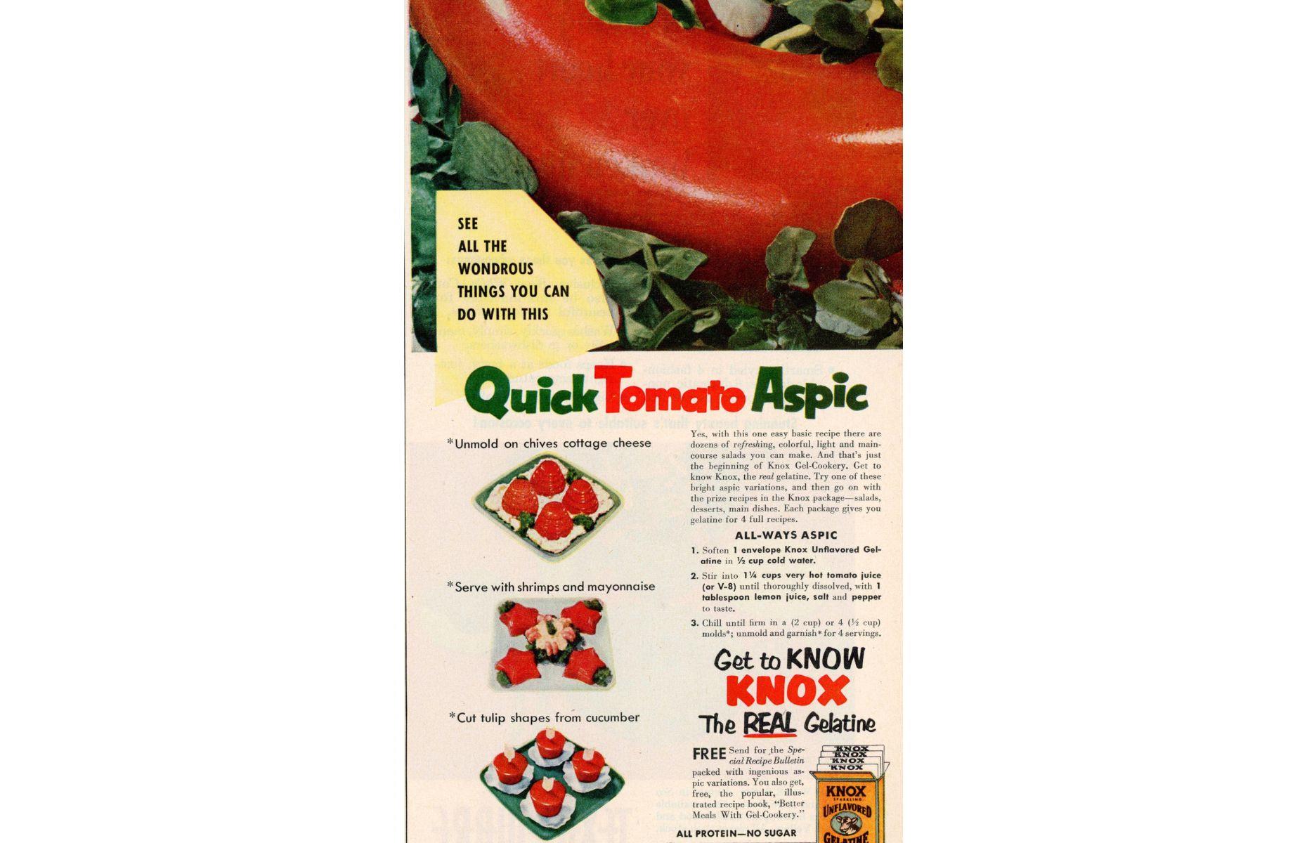 15. Tomato aspic 