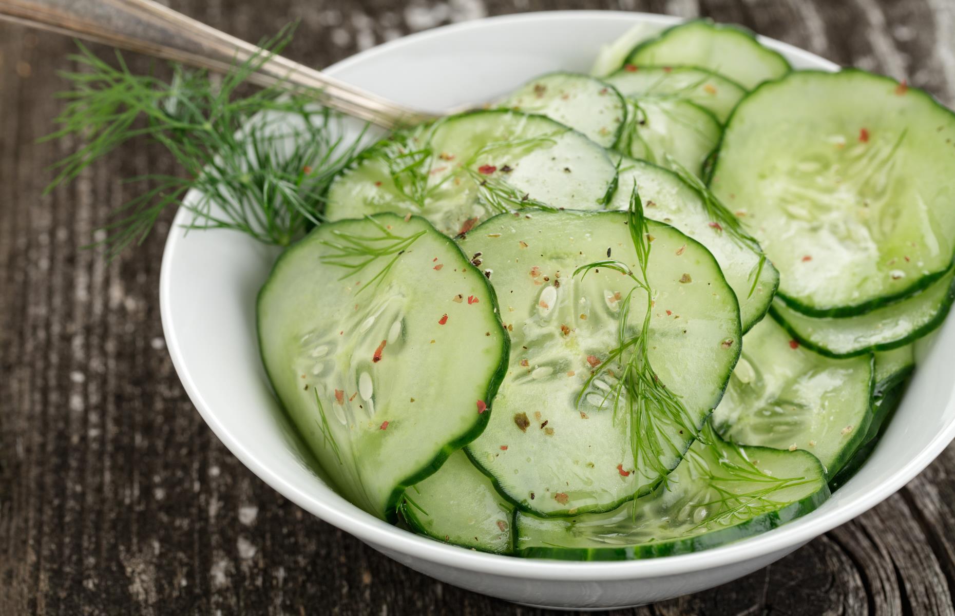 11. Steam cucumber