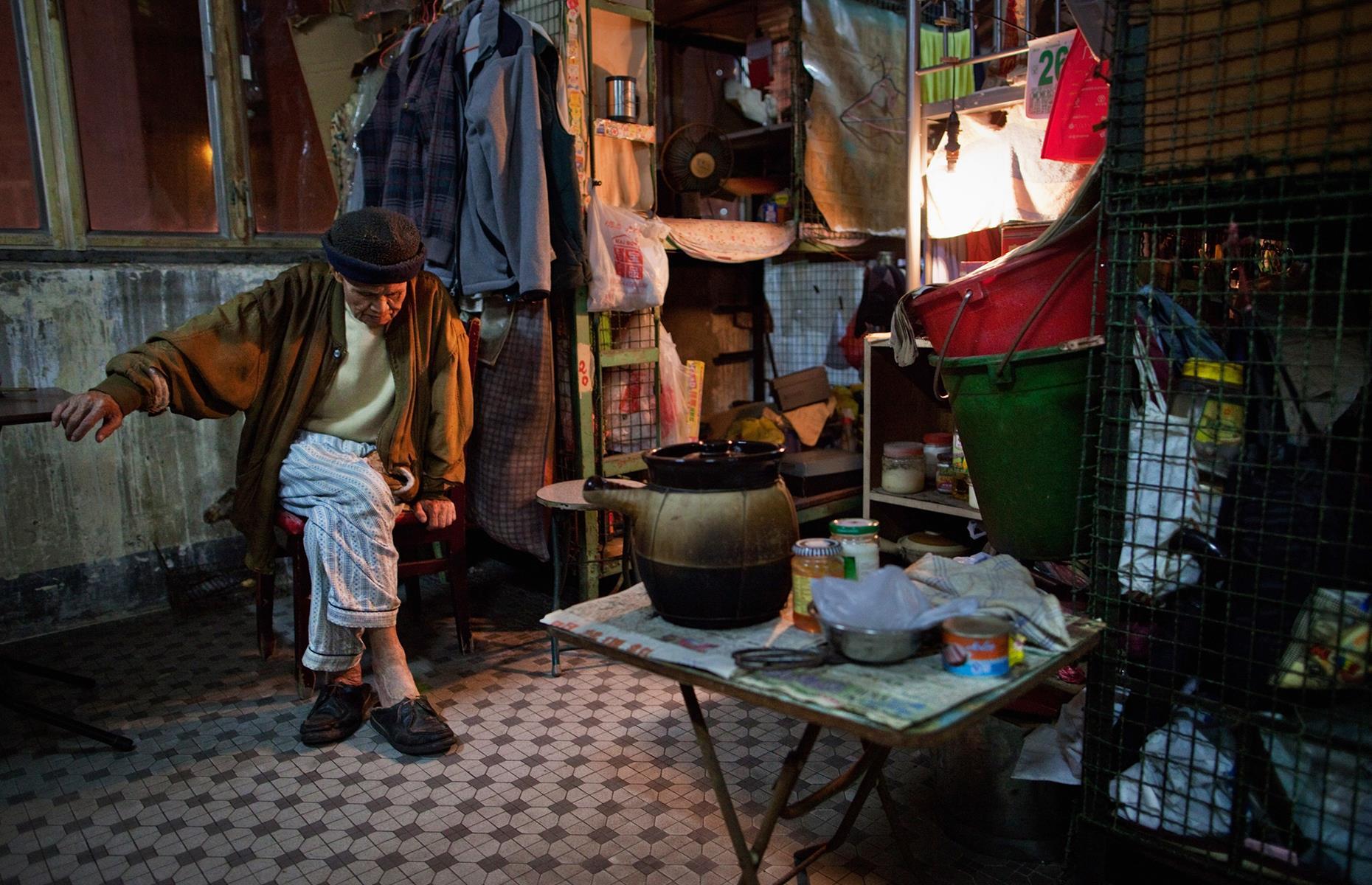 Hongkongs Sargzimmer und Wohnkäfige in Bildern
