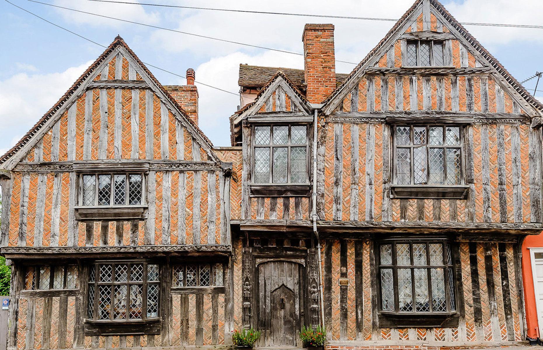 Medieval manor, Suffolk, UK