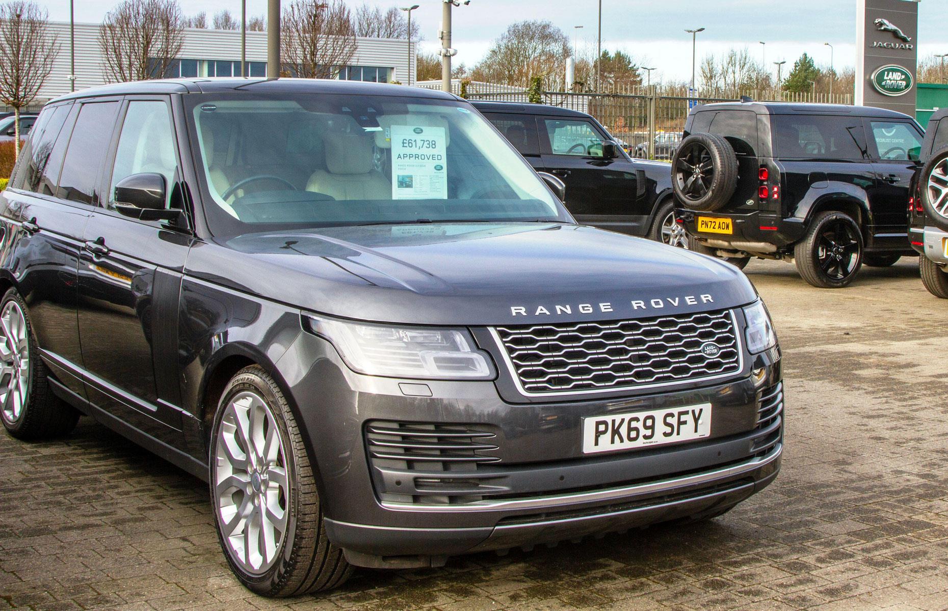 Second-hand Range Rovers