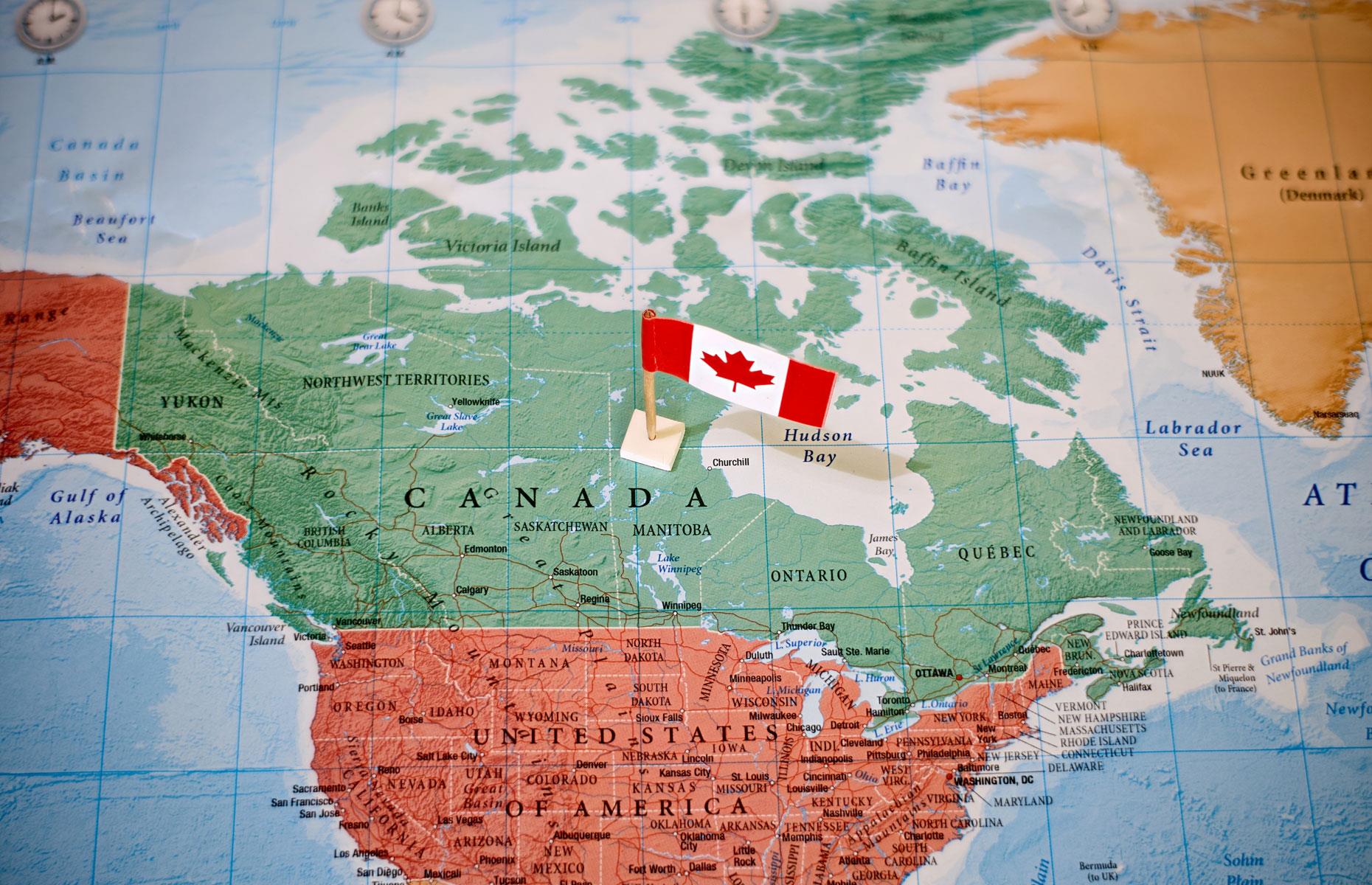 Canada is the world's second-biggest country