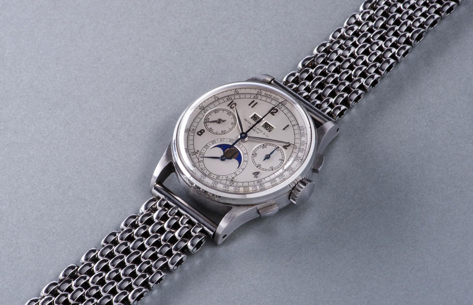 4. Patek Philippe Stainless Steel Ref 1518: $11.5 million ($16.4m/£12.2m today)