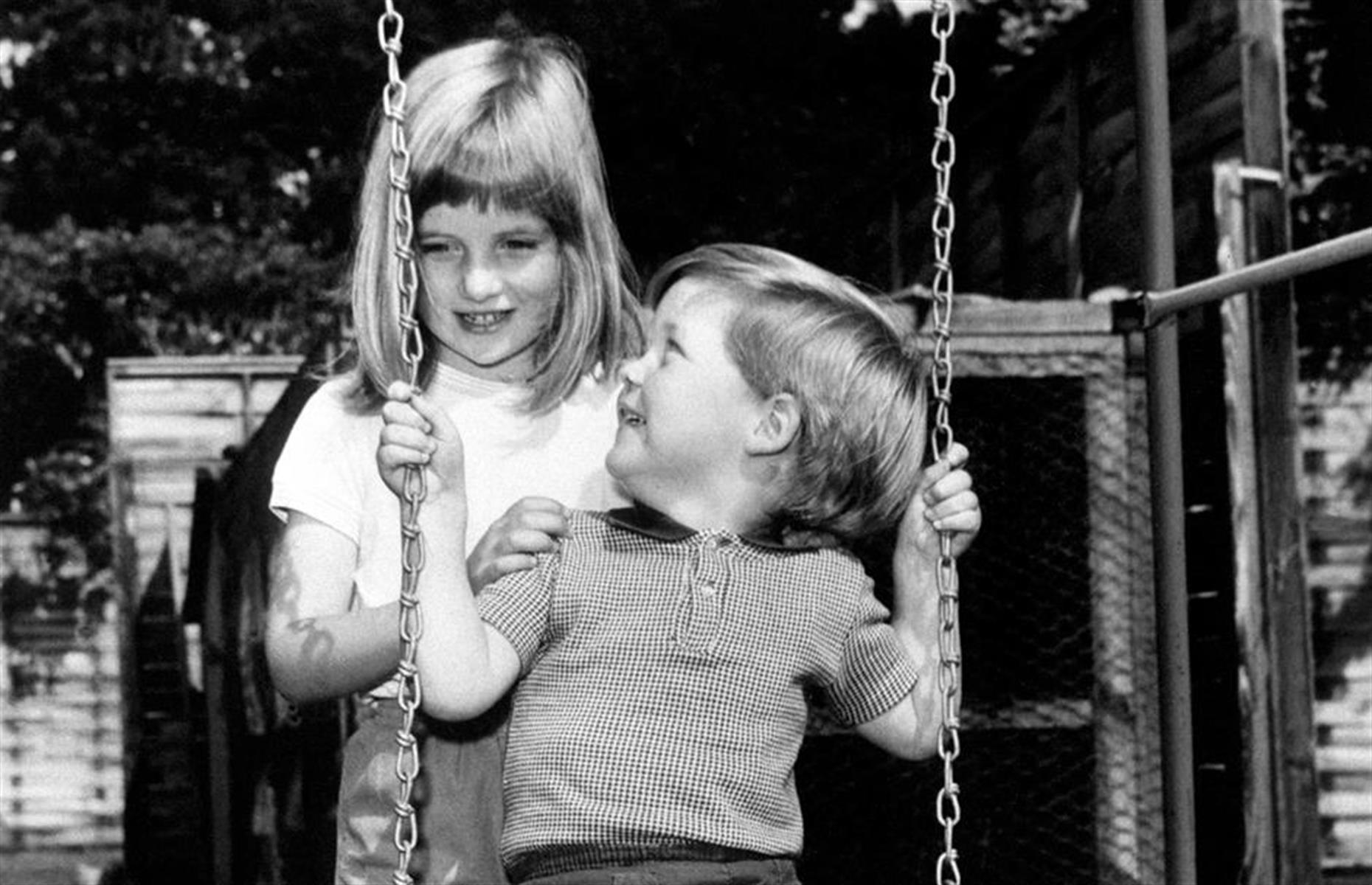 Diana and brother Charles