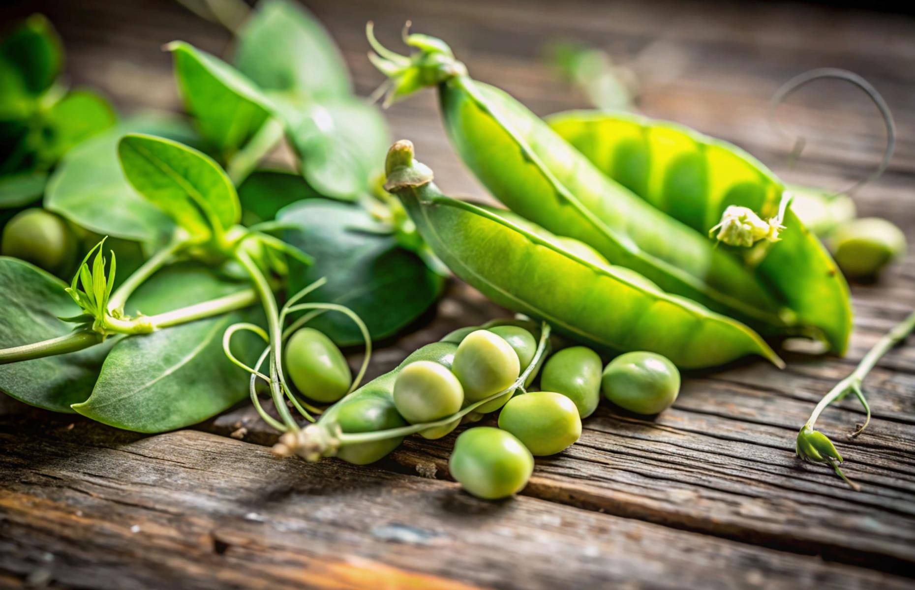 14. Green peas