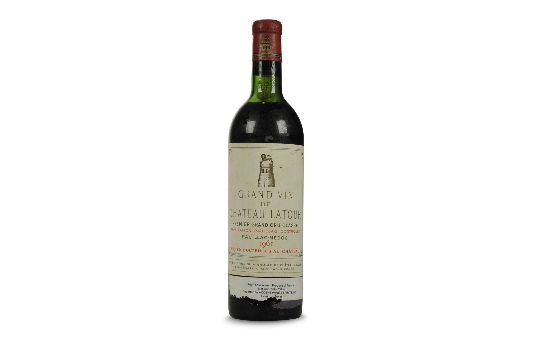 Château Latour 1961 red wine: $5,200 (£4k)