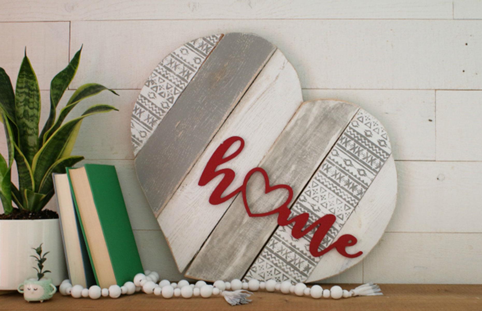 Decorate with a heart accessory