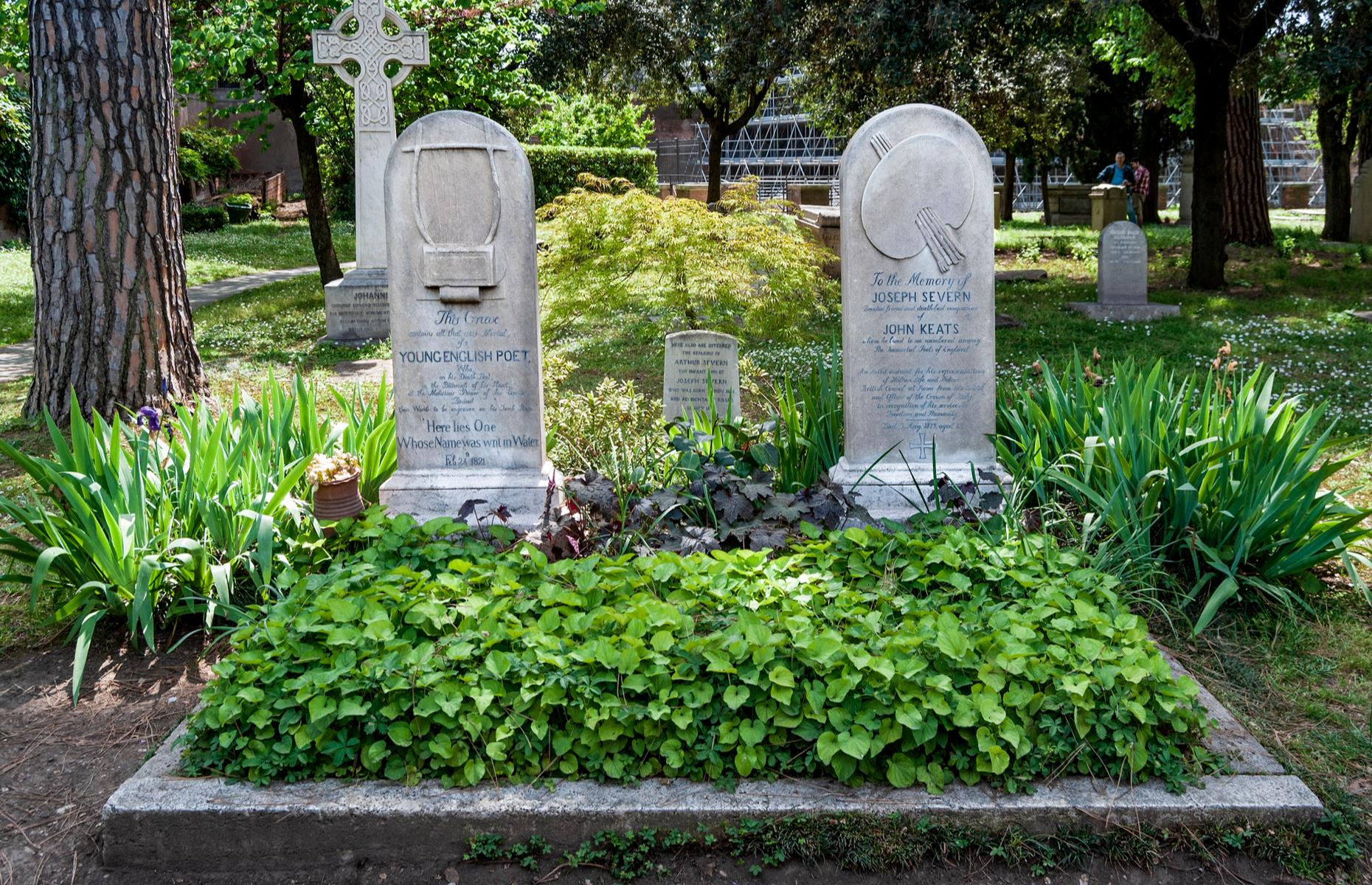 John Keats, Rome, Italy