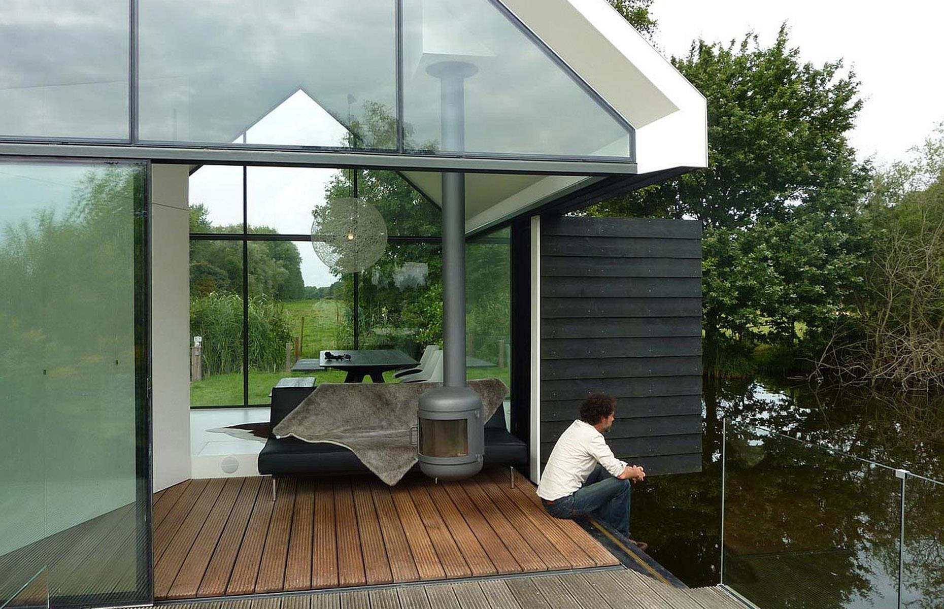 современные зимние беседки. маленький стеклянный домик. барнхаус фахверк. архитектор olson kundig. тини хаус микро дом.