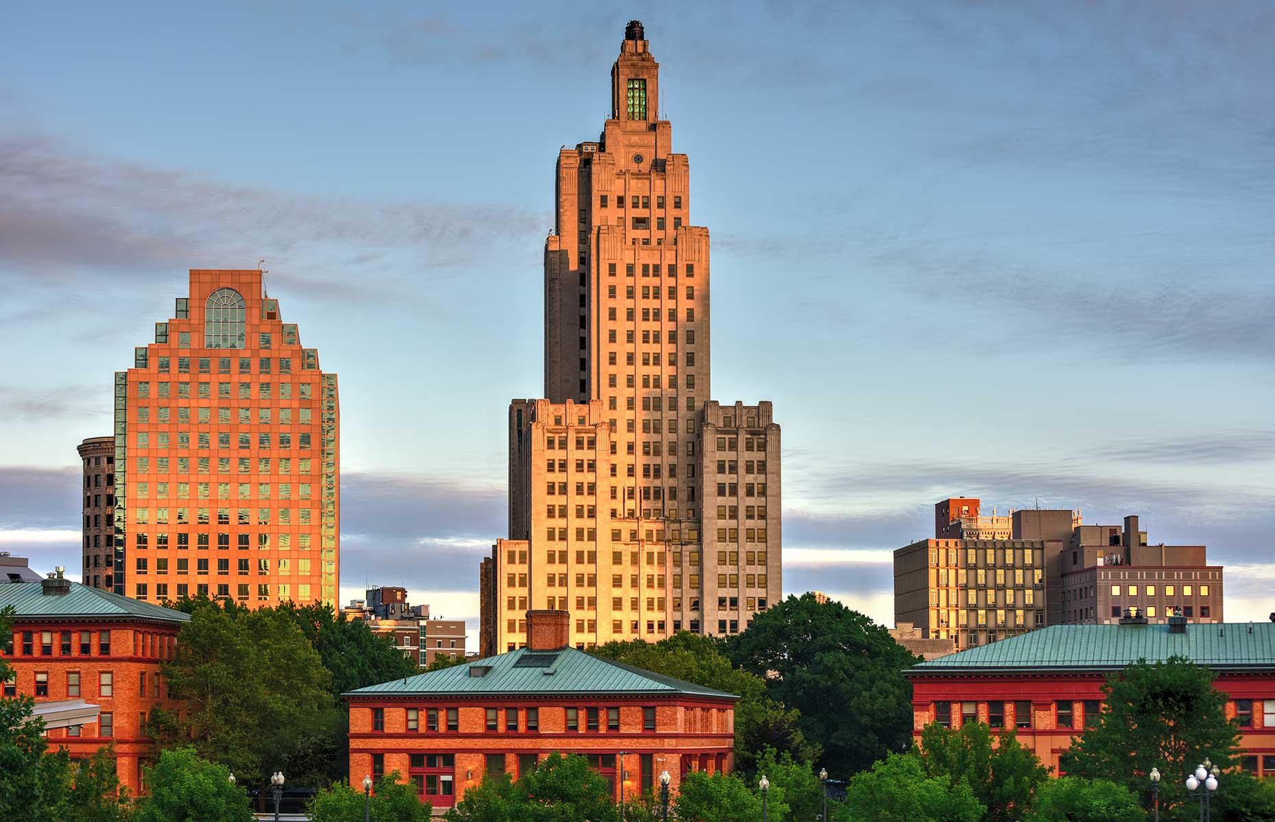 Rhode Island: Industrial National Bank Building, Providence