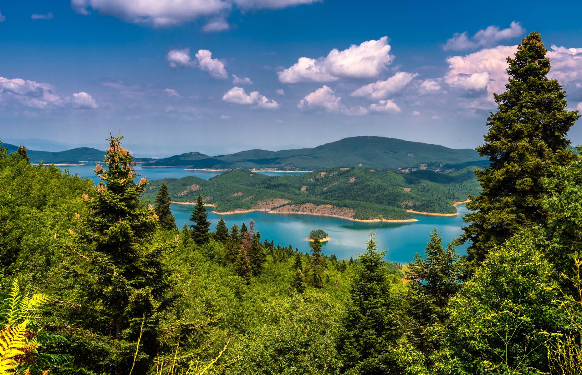 Lake Plastiras, Thessaly, Greece 