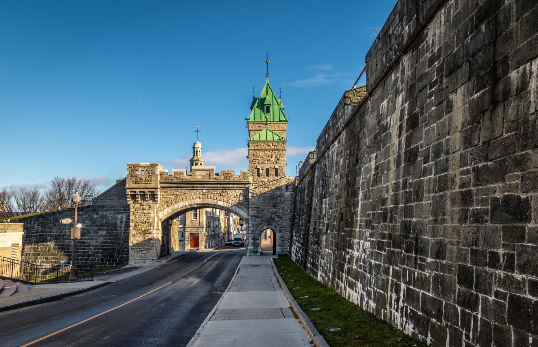 Old Quebec City is the only fortified city in Canada and the USA