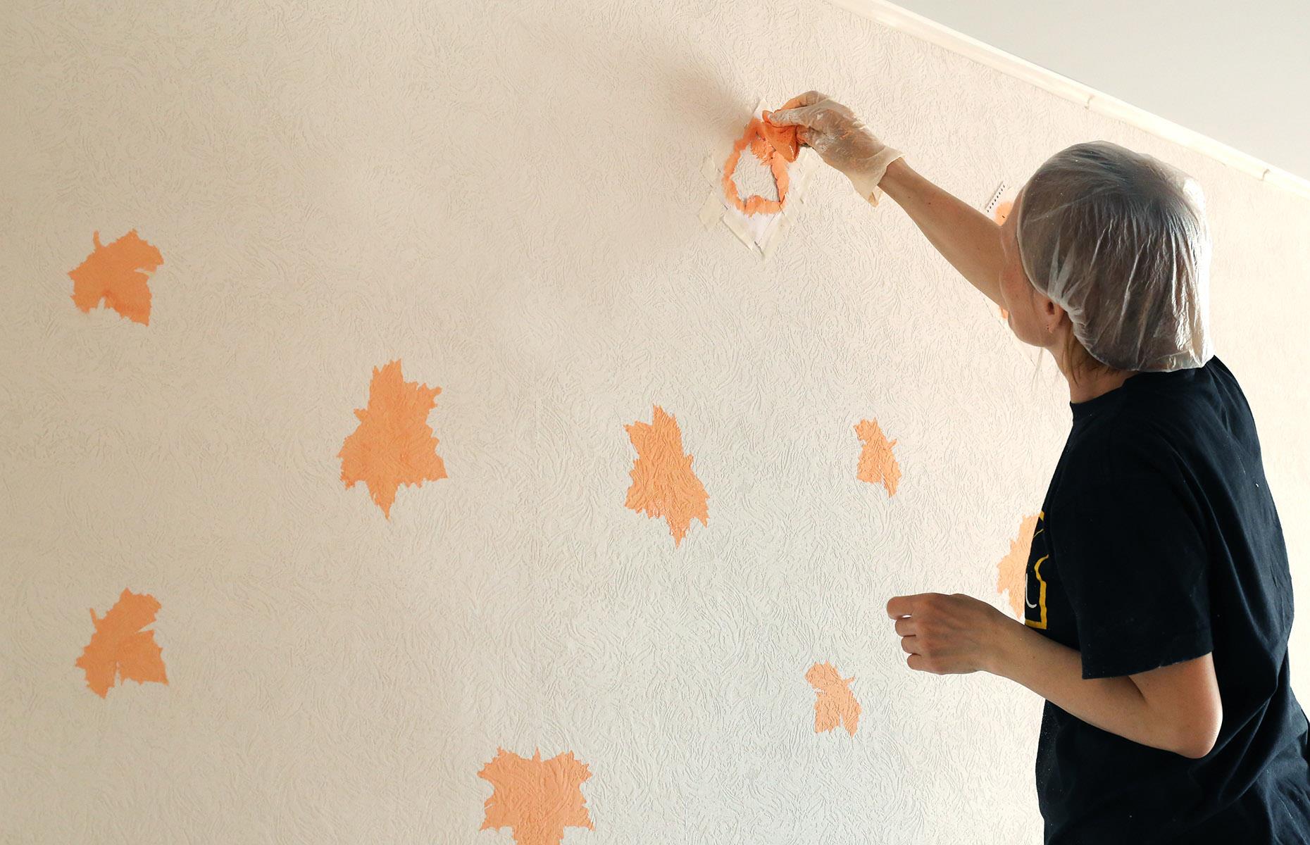 Textured paint effects
