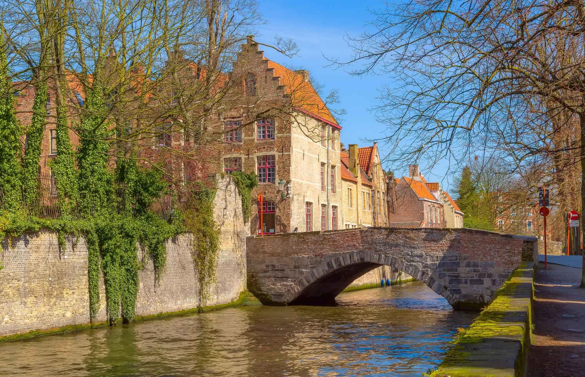 Groenerei canal, Bruges, Belgium