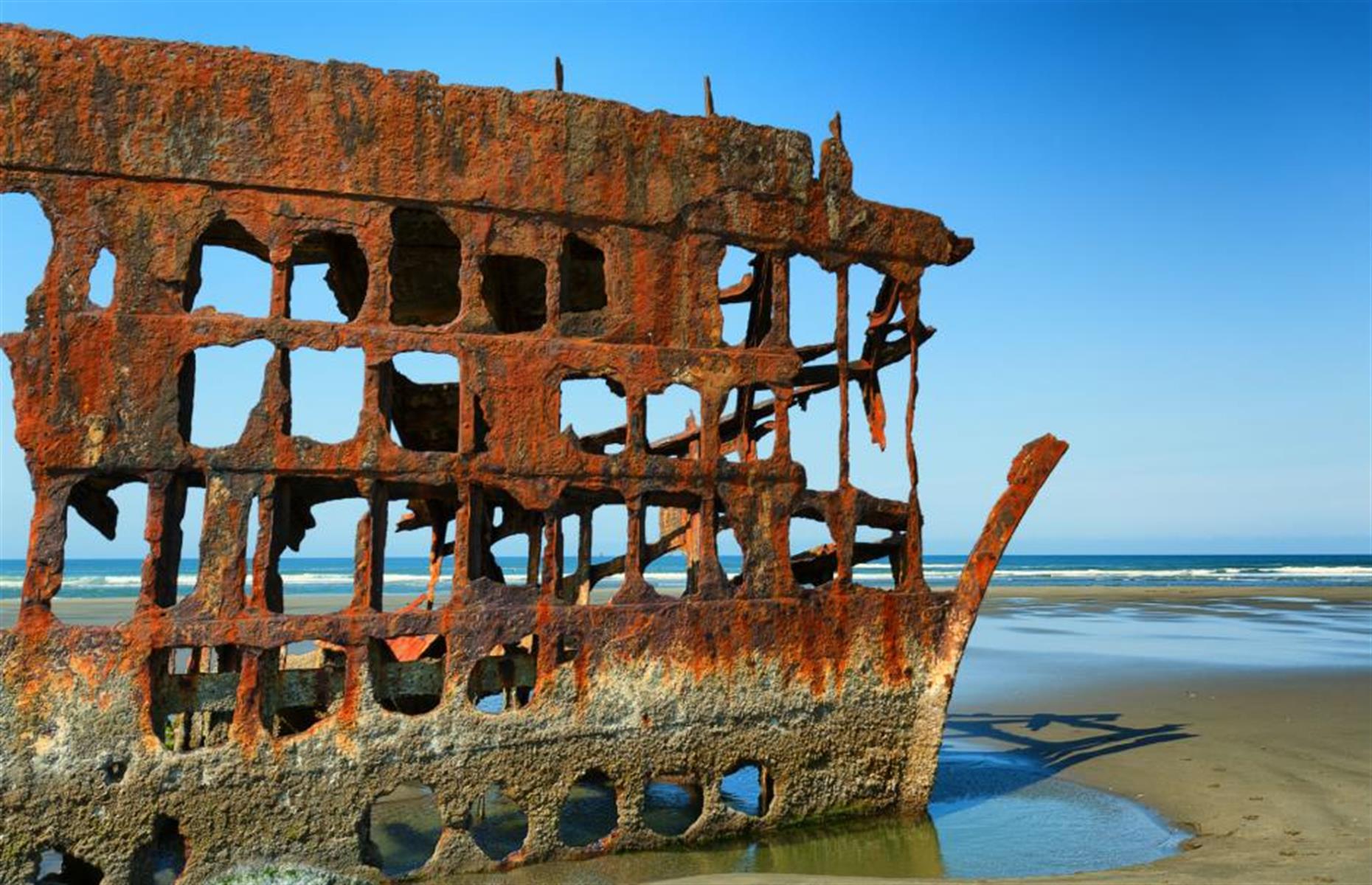 Peter Iredale, Oregon, USA
