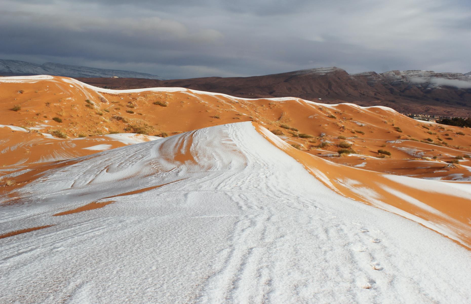 Снег в пустыне Атакама